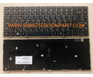 HP Compaq Keyboard คีย์บอร์ด PROBOOK 4340S 4341S 4345S 4346S 4441S (พร้อมหน้ากาก)  ภาษาไทย อังกฤษ